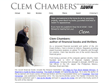 Tablet Screenshot of clemchambers.com